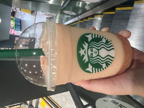 🍑ヘブンリーピーチフラペチーノ🍑