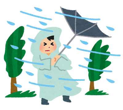 大雨に注意⚠️