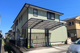 四日市市　ｈ様邸　外壁、屋根塗装工事（営業部　担当　小久保）