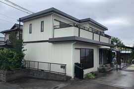 四日市市　I様邸　外壁、屋根塗装工事　（営業部　担当　小川）