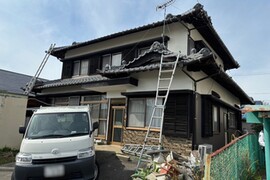 外壁塗装・雨樋全改修・屋根全面ラバーロック・漆喰工事（営業担当：藤原）