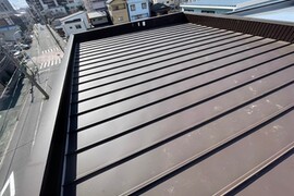 瓦棒上貼り工事(営業担当:木村)