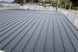 屋根造作・軒天上貼り工事（営業担当：池田）