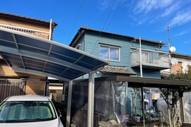 外壁塗装　雨樋改修　屋根漆喰　波板張替工事 （愛知県　名古屋市　南区)