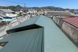 屋根上貼り工事（営業担当：倉橋）