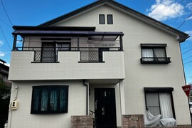 外壁塗装・屋根上貼り工事（営業担当：中川）