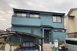 屋根壁塗装・雨樋改修工事（営業担当：阿南）